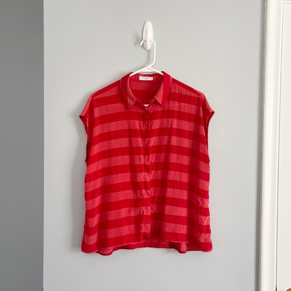 Equipment Leandra Cabana Silk Stripe Blouse